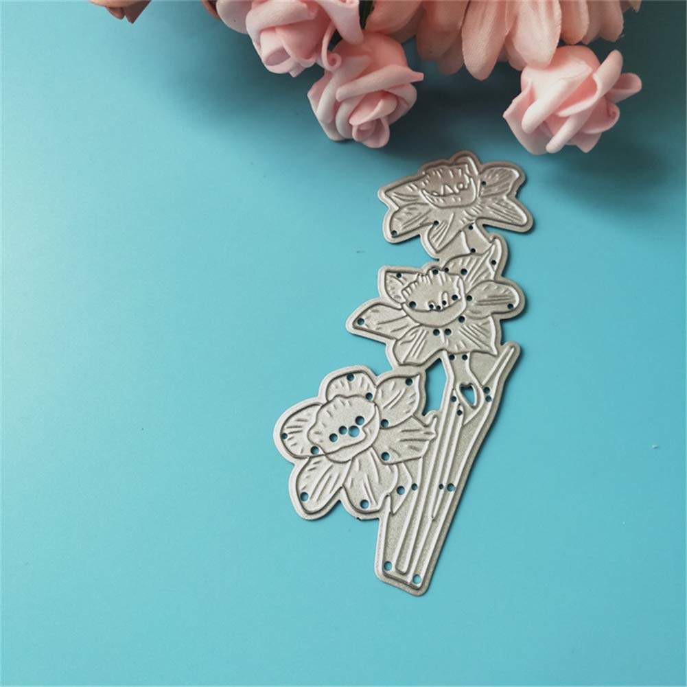 Amazon.co.jp: Daffodil フラワーメタルカッティングダイス カード作成